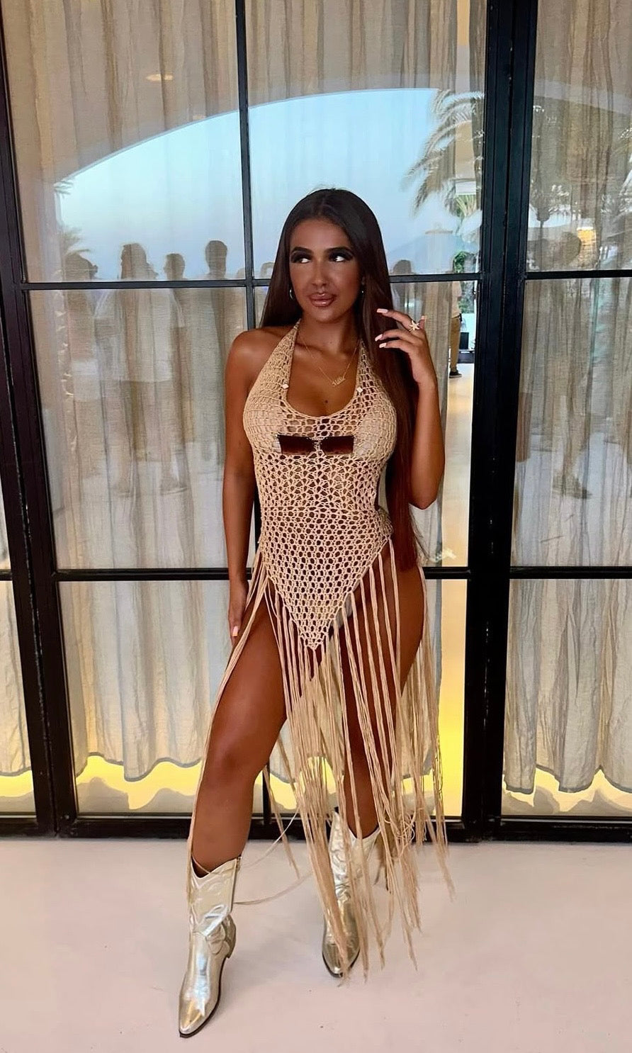 WIKI | PRE ORDER Crochet Tassel Beach Dress / Cover Up